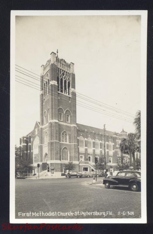 RPPC ST. PETERSBURG FLORIDA FIRST METHODIST CHURCH VINTAGE 