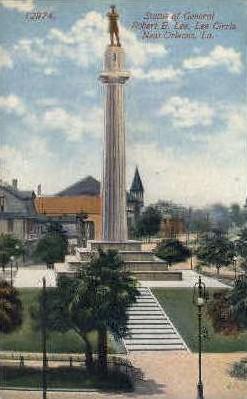 Statue of General Robert E. Lee, Lee Circle New Orleans LA Unused