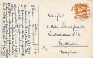 Swiss folk types postcard 1932 Switzerland old woman