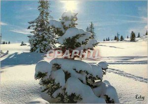 Postcard Images of Modern home in Winter