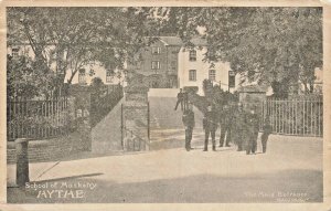 HYTHE KENT ENGLAND~SCHOOL OF MUSKETRY-MAIN ENTRANCE~1919 MILITARY POSTCARD