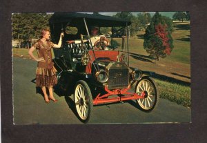 VA 1910 Ford Car Auto Automobile Luray Caverns Virginia Postcard