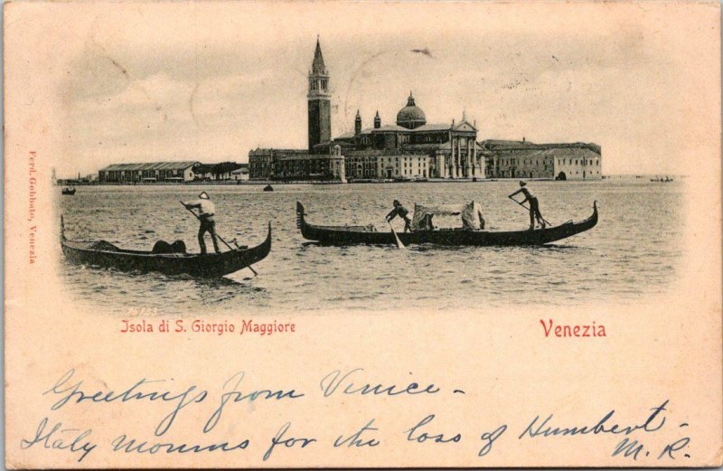 Italy Venezia Venice Isola di San Girogio Maggiore 1900