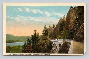 Shepperd's Dell Columbia River Highway Oregon OR UNP WB Postcard L15