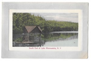 South End of Lake Minnewaska, New York Embossed, Mailed 1912 to New Hampshire