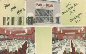 WASHINGTON D.C., 1957 ; Fan & Bill's Restaurant