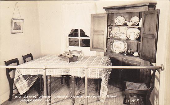 Dining Room Mark Twain Museum Hannibal Missouri Real Photo