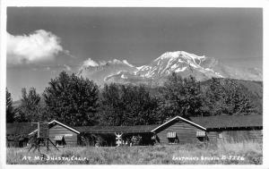 Eastman 1940s Mount Shasta California Lodge Motel Siskiyou California RPPC 6391