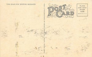 Alamo Plaza Hotel Courts Motel 1940s Postcard Louisiana Texas Arkansas Tennessee