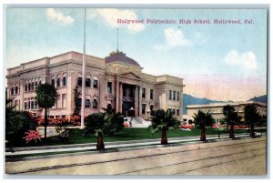 c1950's Hollywood Polytechnic High School Campus Building Hollywood CA Postcard 