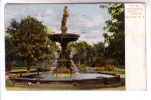 Jubilee Fountain, Public Gardens, Halifax Nova Scotia, Used 1907