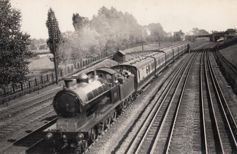 LNWR 4-6-0 Class Locomotive Vintage Train Photo