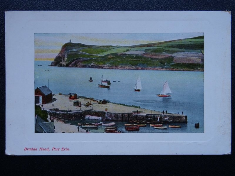 Isle of Man PORT ERIN Bradda Head - Old Postcard by Brown & Sons of Douglas