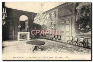 Old Postcard Rambouillet Chateau La Salle A Manger Left Coast