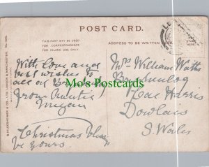 Genealogy Postcard - Watts - Caeharris, Dowlais, South Wales RS8829