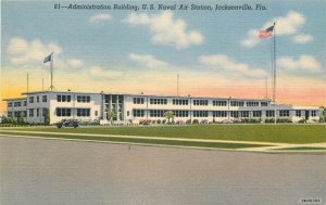 FL, Jacksonville, Florida, US Naval Air Station, Administration Bldg., Curteich