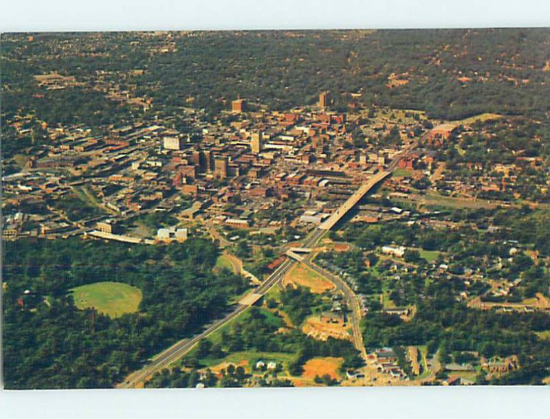 Pre-1980 AERIAL VIEW Greenville South Carolina SC AC9467