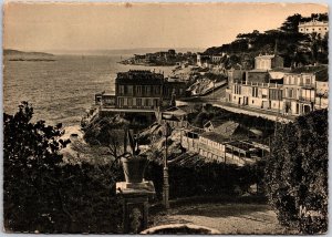 Marseille Un Coin De La Corniche France Buildings Harbor Postcard