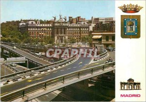 Postcard Modern Madrid Plaza del Emperador Carlos V