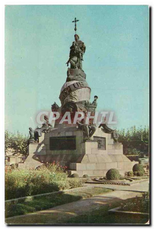 Postcard Modern Valladolid Colon Monument