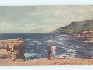 1940 CAPE FOUL WEATHER Otter Crest Rock - Near Depoe Bay & Newport OR AD6394