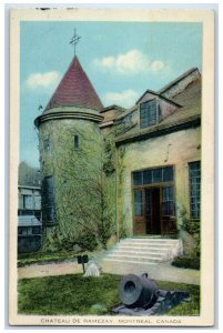 1936 Cannon Chateau De Ramezay Montreal Quebec Canada Vintage Posted Postcard