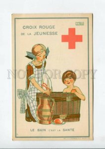 3159669 ART NOUVEAU WWI Belgium RED CROSS Bath's Health SALZEDO