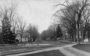 Bradford VT Main Street Looking South Real Photo Postcard