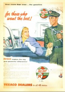 Advertising Texaco Sky Chief Gasoline