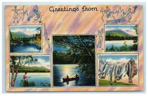 Blank Advertising Greetings From Postcard Collector Pennsylvania
