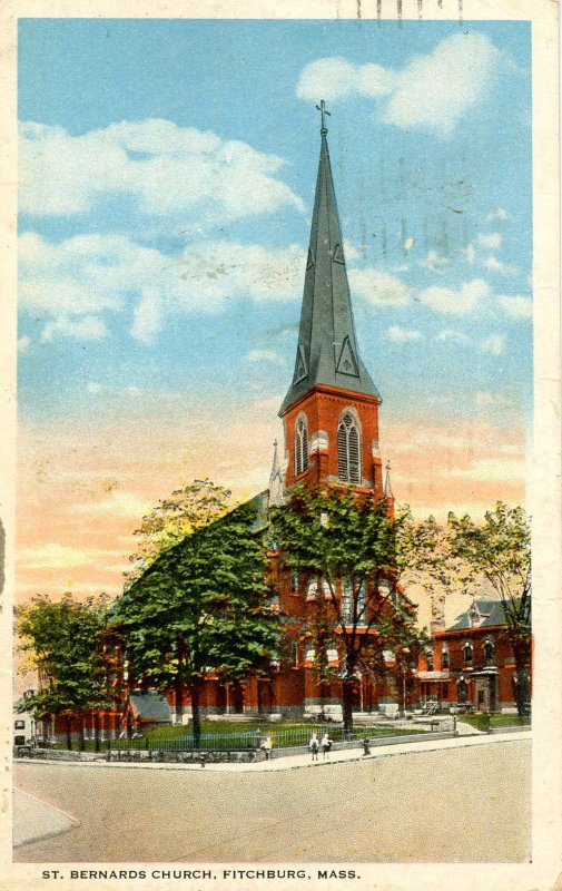 MA - Fitchburg. St. Bernard's Church