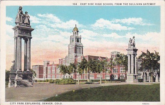 Colorado Denver East Side High School From The Sullivan Gateway