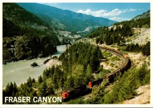 Canada British Columbia Fraser Canyon Freight Train