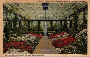 Delaware Wilmington Longwood Gardens Exhibition Building Azalea Room Curteich