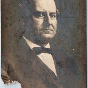 c1910s Cedar Rapids, IA W.J. Bryan Chautauqua Chrome Postcard Speaker A103