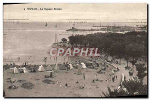 Old Postcard Royan Square Botton