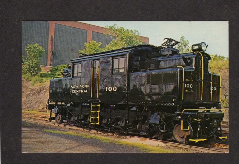 NY New York Central Railroad train Engine No 100 Altamont Fair Grounds New York