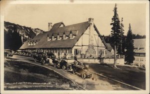 Rainier National Park Washington WA Paradise Inn Real Photo Vintage Postcard