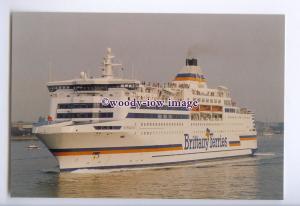 SIM0137 - Brittany Ferry - Normandie , built 1992 - postcard