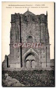 Postcard Old Saint Guenole Penmarch Rocks The Church Pardons Sunday of May an...