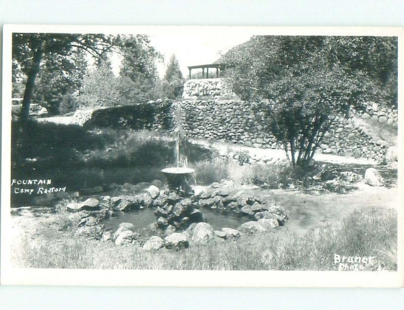 Pre-1950 rppc RADFORD By Big Bear Lake & San Bernardino Los Angeles CA W0360-13