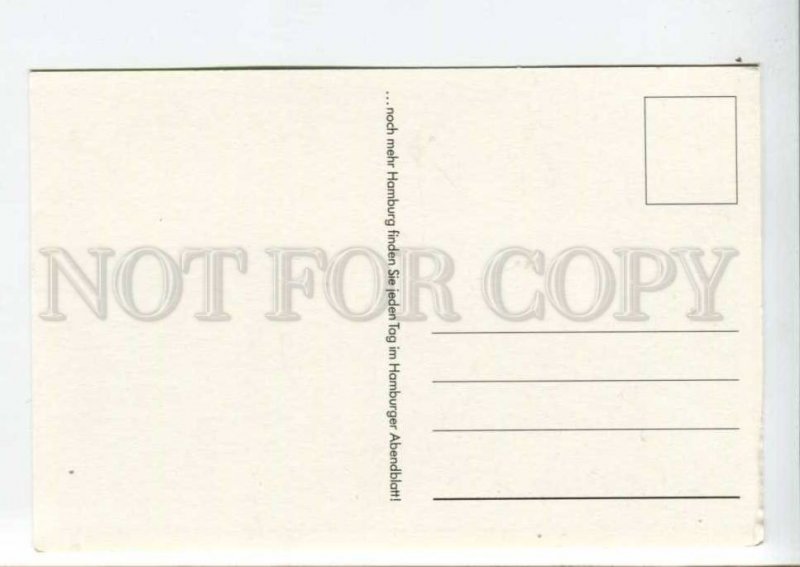 401804 GERMANY HAMBURG port ships Old postcard