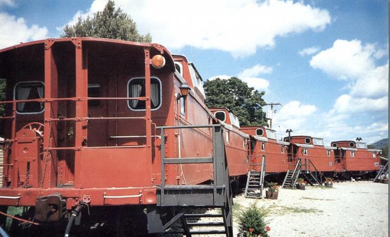 Train Caboose Rooms at Goodrich Motel - Avoca NY, New York