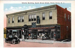 Penns Grove, New Jersey - Shop Downtown at the Schultz Building - c1920