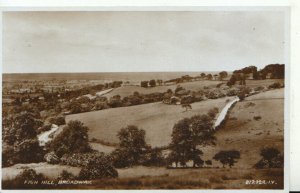 Worcestershire Postcard - Fish Hill - Broadway - Real Photograph - Ref 19623A