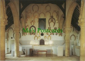 Rutland Postcard - Interior of Great Hall, Oakham Castle   RR10302
