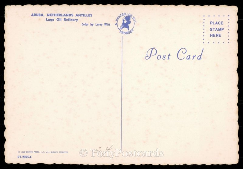 Aruba, Netherlands Antilles Lago Oil Refinery