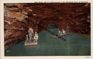 Echo River 360ft Underground in the Mammoth Cave of Kentucky Postcard PC265