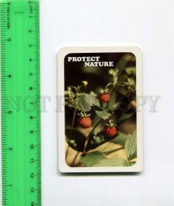 263936 USSR Aeroflot ADVERTISING protect nature Pocket CALENDAR 1990 year