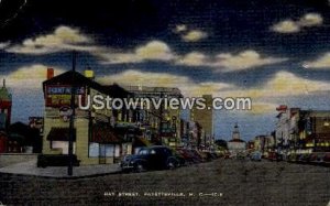 Hay Street in Fayetteville, North Carolina